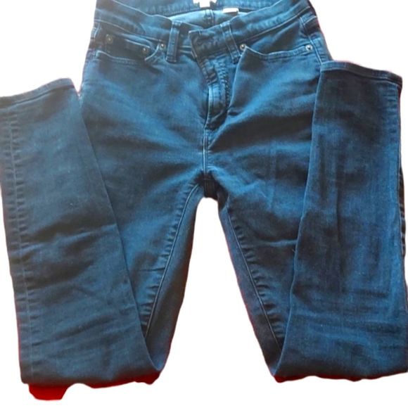 J crew stretch high waisted skinny jeans washed black